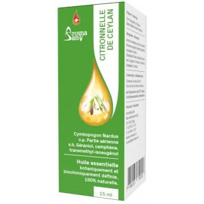 AromaSan Ceylon Citronella Essential Oil (15ml)