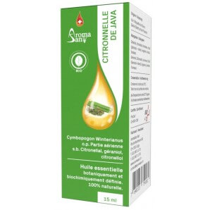 AromaSan Java Citronella Organic Essential Oil (15ml)
