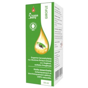 AromaSan Clove Organic Essential Oil (15ml)