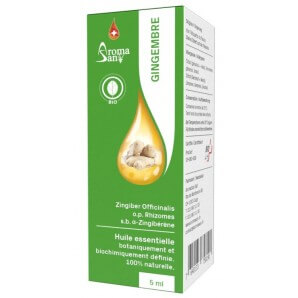 AromaSan Organic Ginger Essential Oil (5ml)