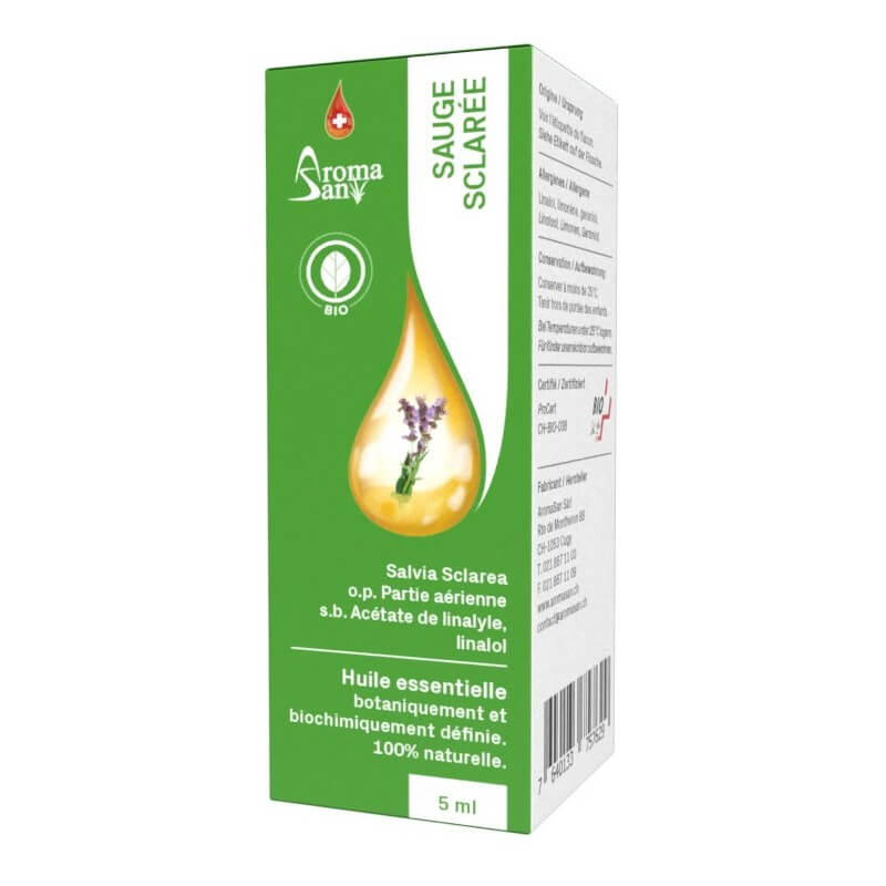 AromaSan Clary Sage Organic Essential Oil (5ml)