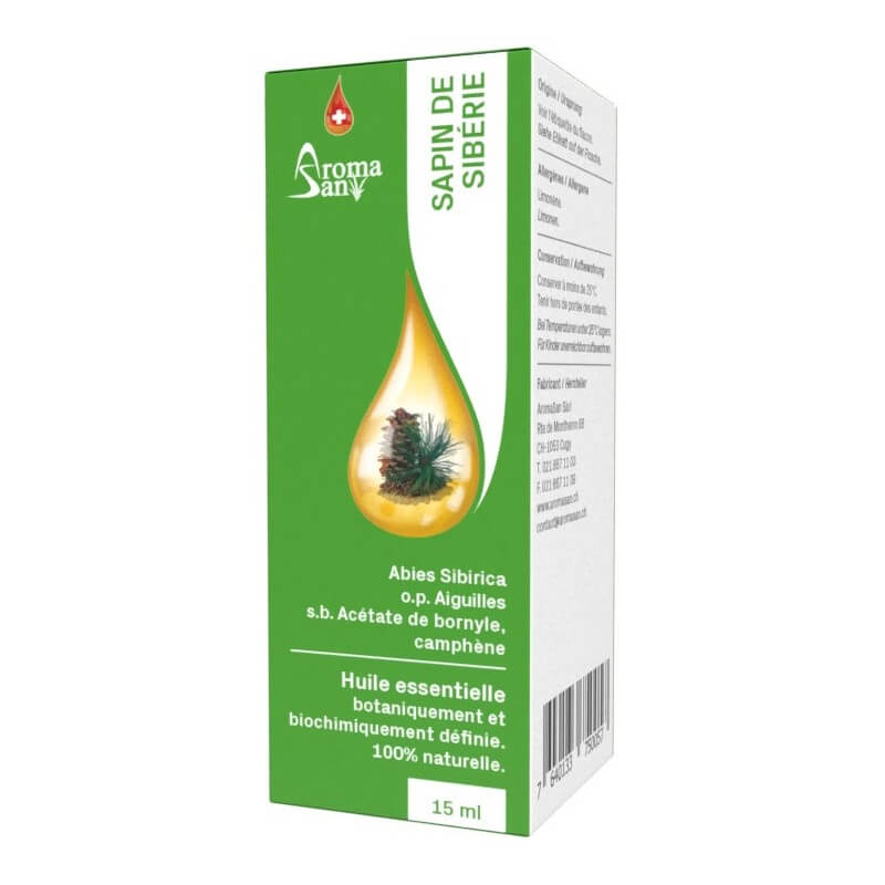 AromaSan Siberian Fir Essential Oil (15ml)