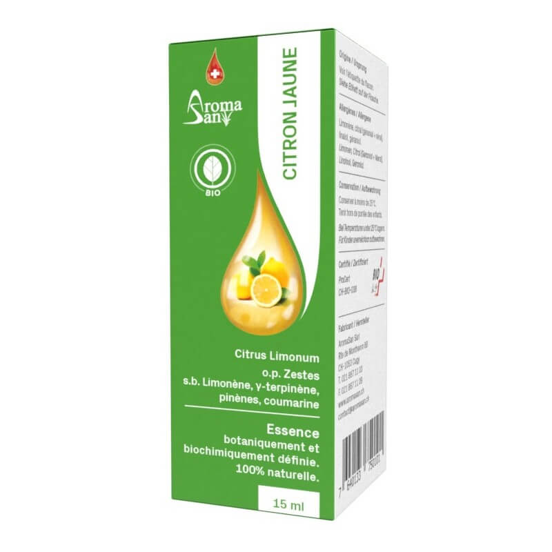 AromaSan Lemon Organic Essence (15ml)