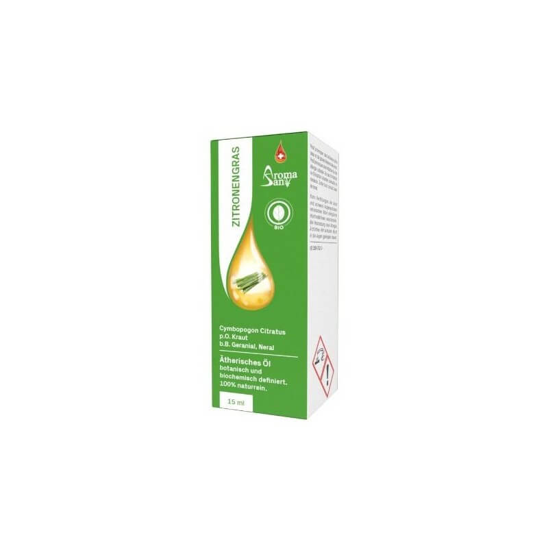 AromaSan Lemongrass Organic Essential Oil (15ml)
