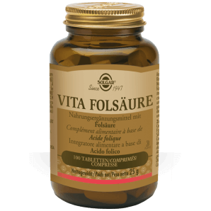 Solgar Vita Folic Acid Tablets (100 pcs)