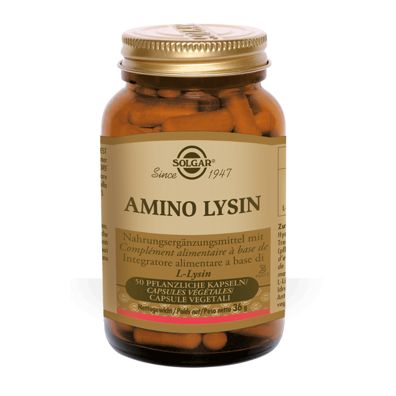 Solgar Amino Lysine Vegetable Capsules (50 pcs)