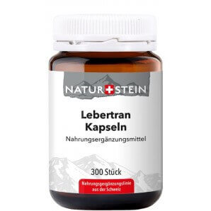 NATURSTEIN cod liver oil capsules (300 pcs)