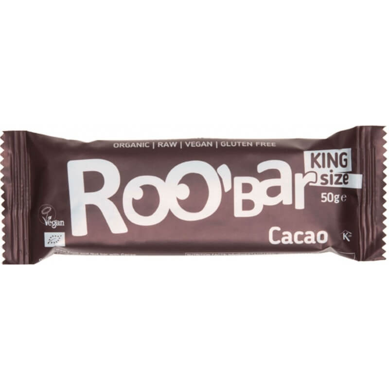 RooBar Barre De Nourriture Crue Cacao (50g)