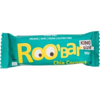 RooBar Raw Food Bar Chia Coconut (16x50g)