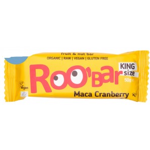 RooBar Rohkostriegel Maca Cranberry (16x50g)