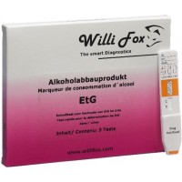 Willi Fox Alcohol Degradation Product EtG Test (3 pieces)