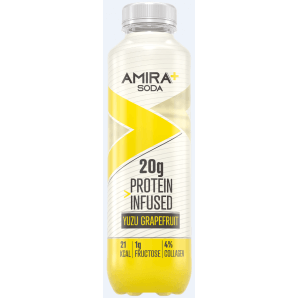 Amira+ Soda Protein Infused Yuzu & Grapefruit (500ml)