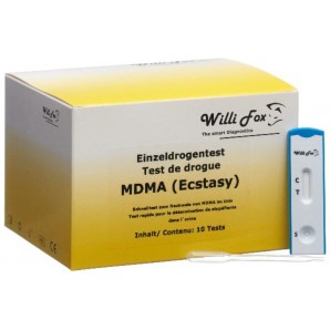 Willi Fox Drug Test MDMA-Ecstasy Urine (10 pieces)