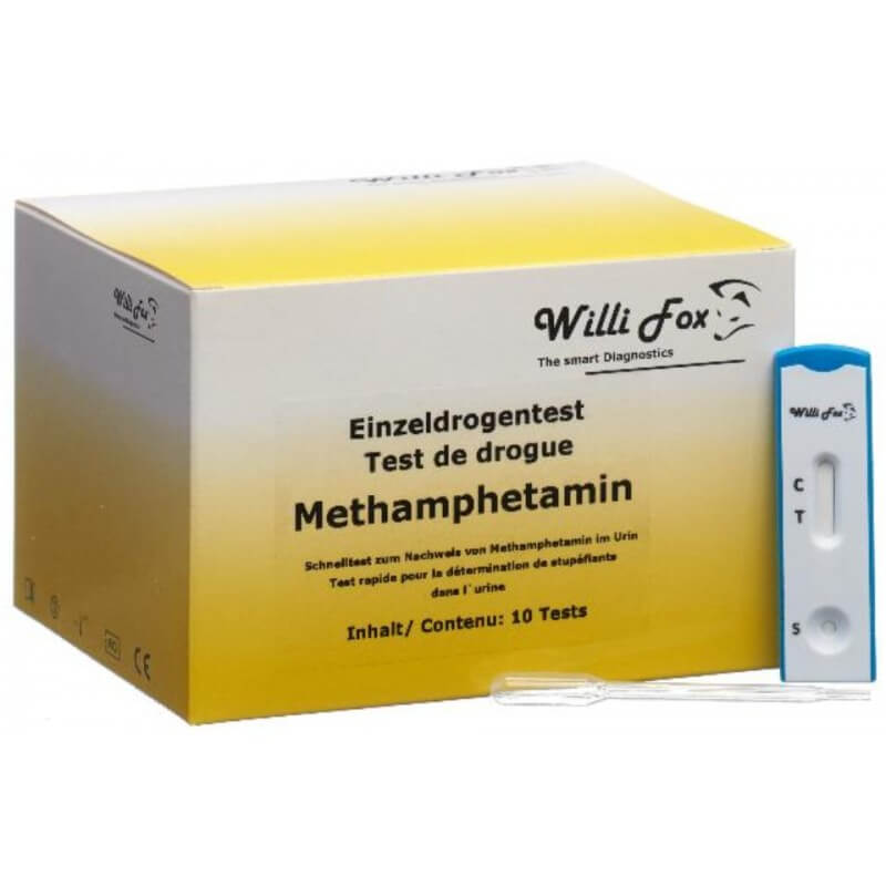 Willi Fox Drogentest Methamphetamin Urin (10 Stk)