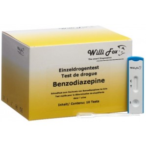 Willi Fox Drogentest Benzodiazepine Urin (10 Stk)