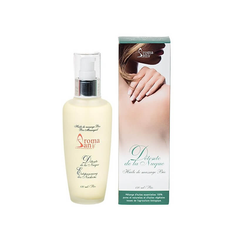 AromaSan Organic Massage Oil Relaxation of the Neck (120ml)