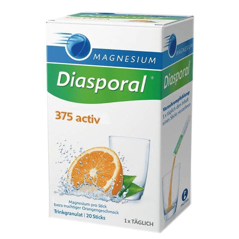 Diasporal Magnesium Activ Drinking Granules Orange (20 pieces)