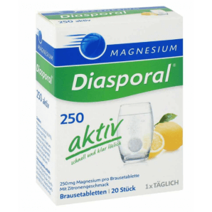 Diasporal Magnesium Aktiv Brausetabletten Zitrone (20 Stk)