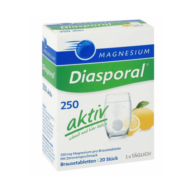 Diasporal Magnesium Aktiv Brausetabletten Zitrone (20 Stk)