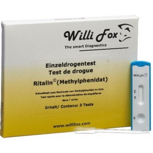 Willi Fox Drogentest Ritalin Urin (3 Stk)