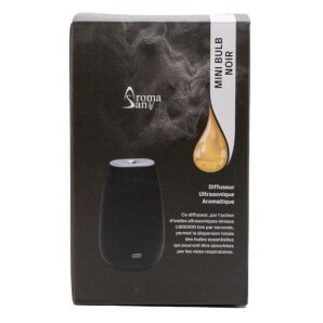 AromaSan Ultrasonic Fragrance Diffuser MINI BULB Black (1 pc)