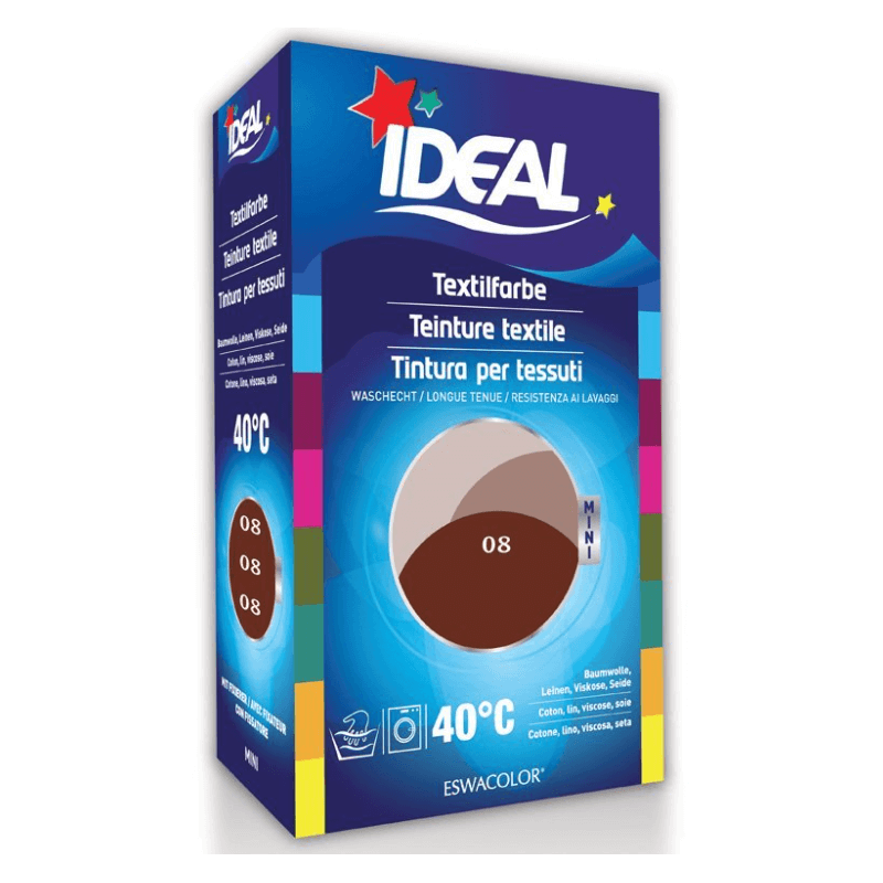 Comprare IDEAL Textile Dye Red Brown 08 Mini (200g)