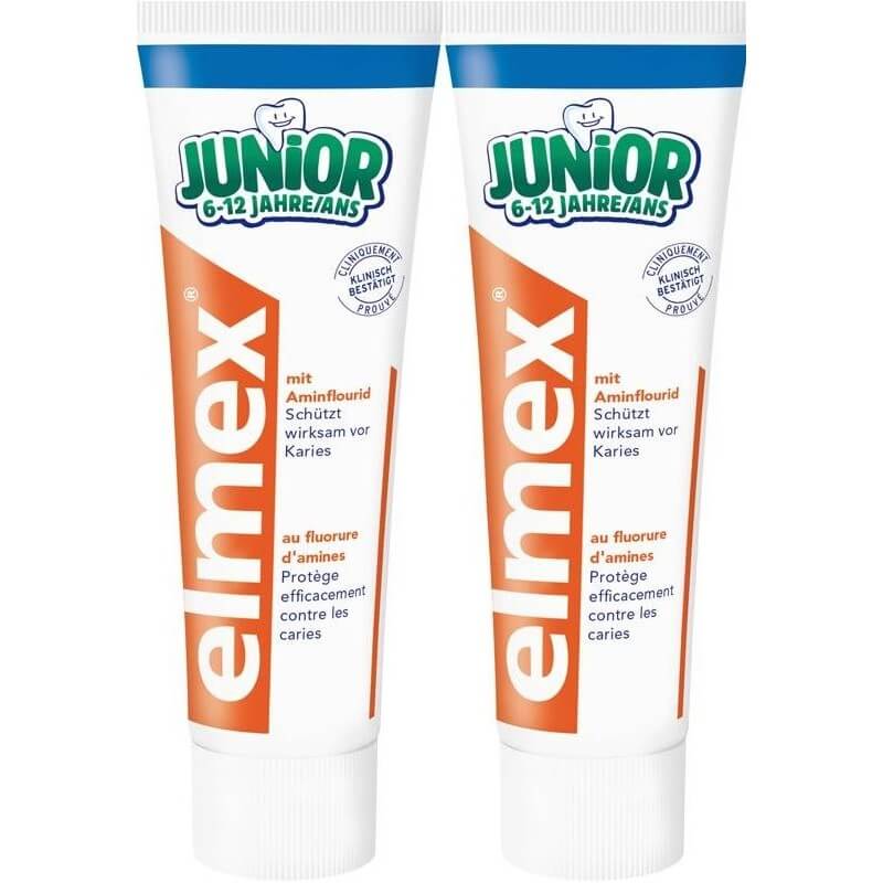Elmex Junior toothpaste duo (2x75 ml)