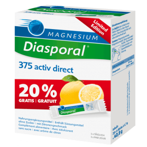 Diasporal Magnesium Activ Direct Zitrone - Limited Edition (24 Stk)