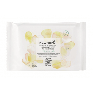 FLORENA Fermented Skincare Cleansing Wipes (25 pieces)