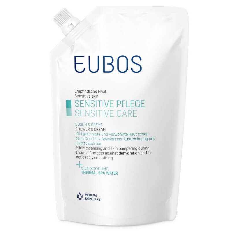 EUBOS SENSITIVE SHOWER & CREAM Refill Pack (400ml)