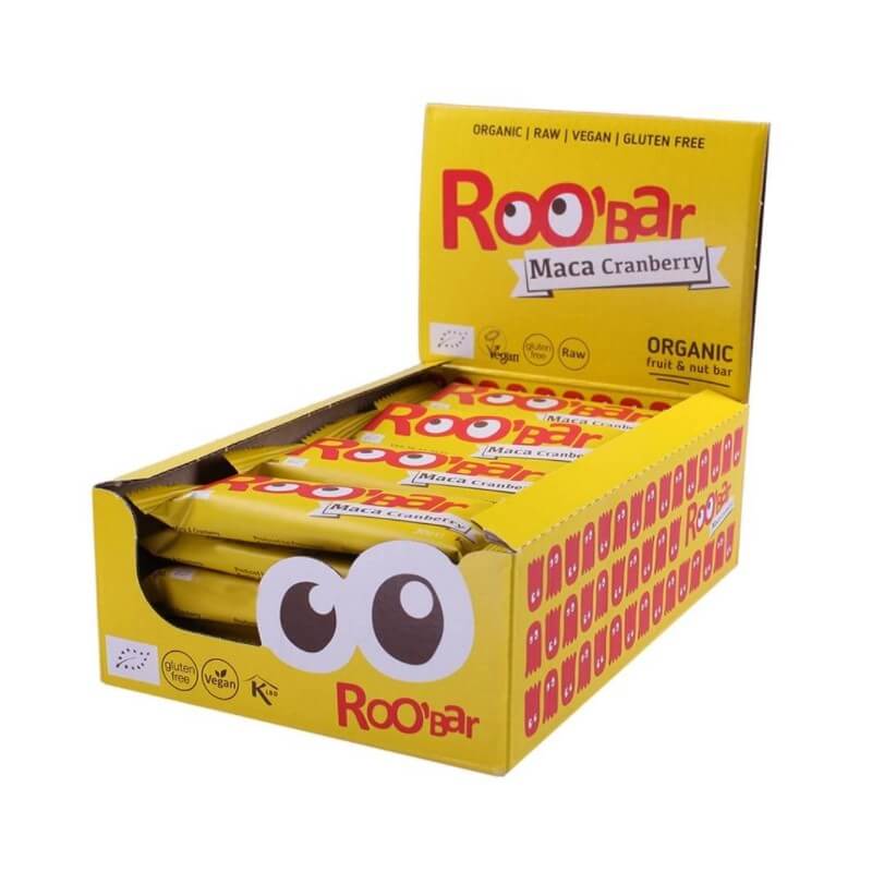 RooBar Cranberry Bar Maca Cranberry (16x50g)