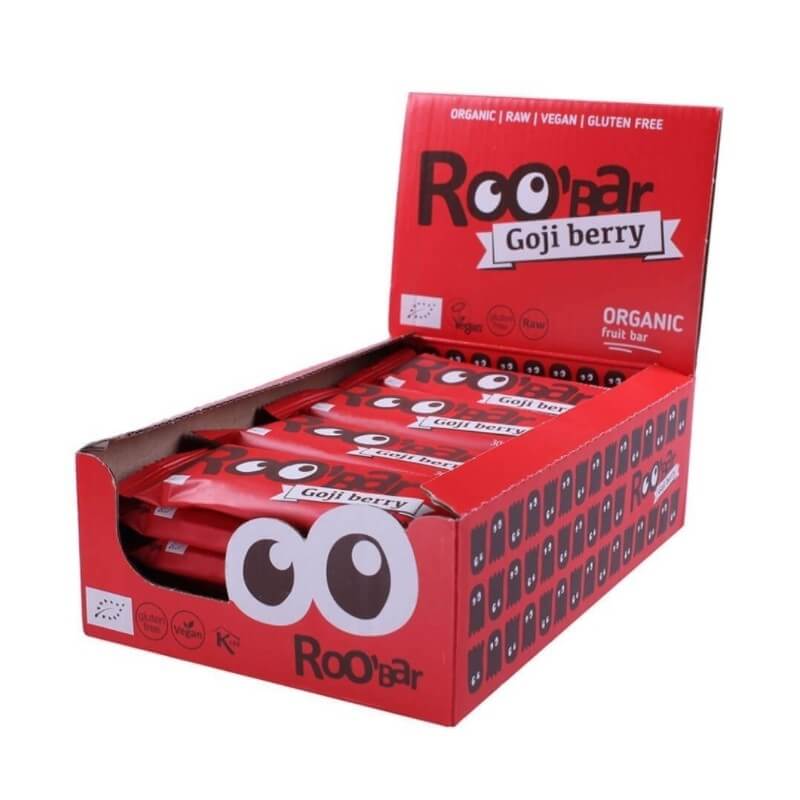 RooBar Raw Food Bar Goji Berries (16x50g)