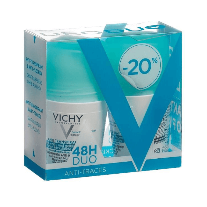 Vichy Deo Anti-Flecken Duo Roll-on (2 x 50ml)