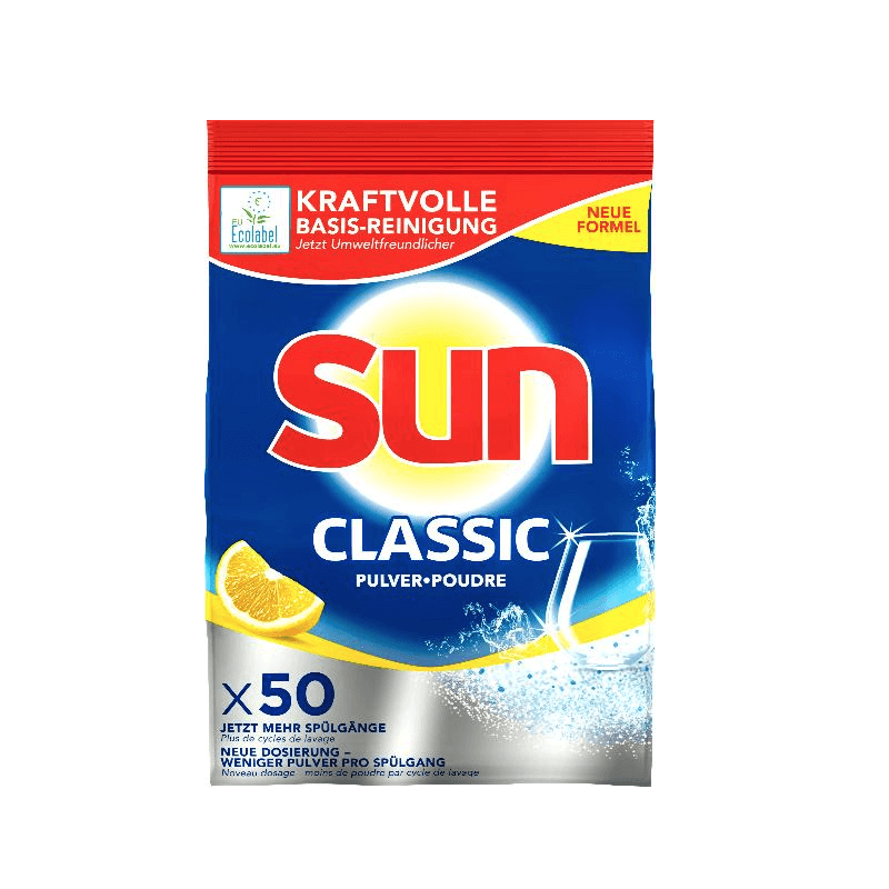 Sun Classic La Recharge De Poudre Pour Lave-Vaisselle Citron (950g)