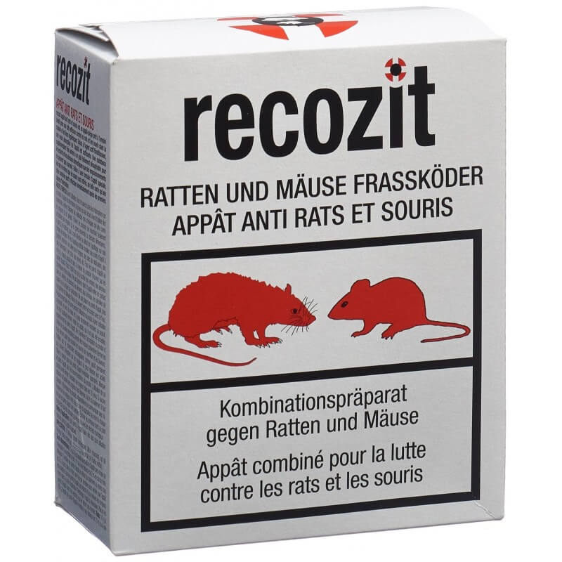 Achetez Recozit Des Appâts Pour L'Alimentation Des Rats Et Souris (10x15g)