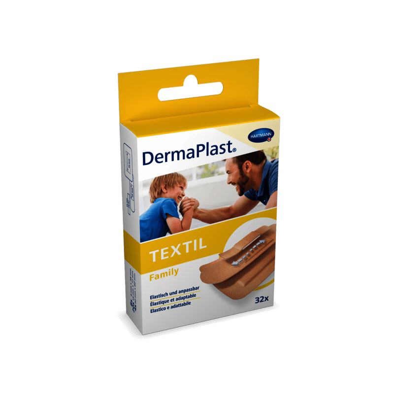 DermaPlast TEXTIL quick bandage 6x10cm (10 pieces)