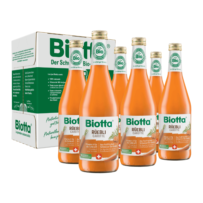 Biotta carottes biologiques (6x5dl)