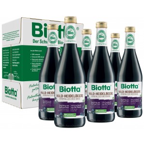 Biotta organic wild blueberries (6x5dl)