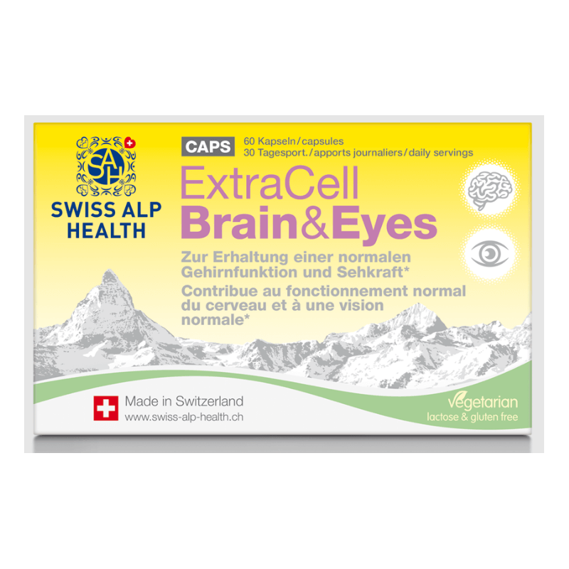 Swiss Alp Health Capsule Cerveau & Yeux Extra Cell (60 pcs)
