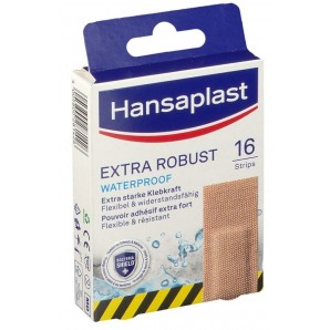 Hansaplast Extra Robust Waterproof Strips (16 pieces)