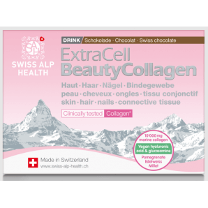 Swiss Alp Health Extra Cell Beauty Collagen Choco Drink (20 sachets)