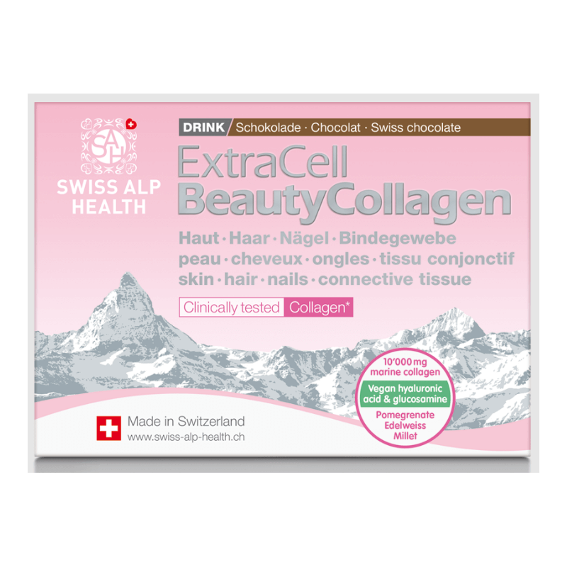 Swiss Alp Health Extra Cell Beauty Collagen Choco Drink (20 Beutel)