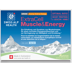Swiss Alp Health Extra Cell Muscle & Energy Drink Orange (10 Beutel)