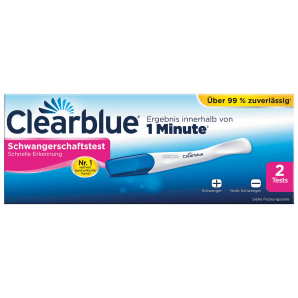 Clearblue test de grossesse à détection rapide (2 pièces)