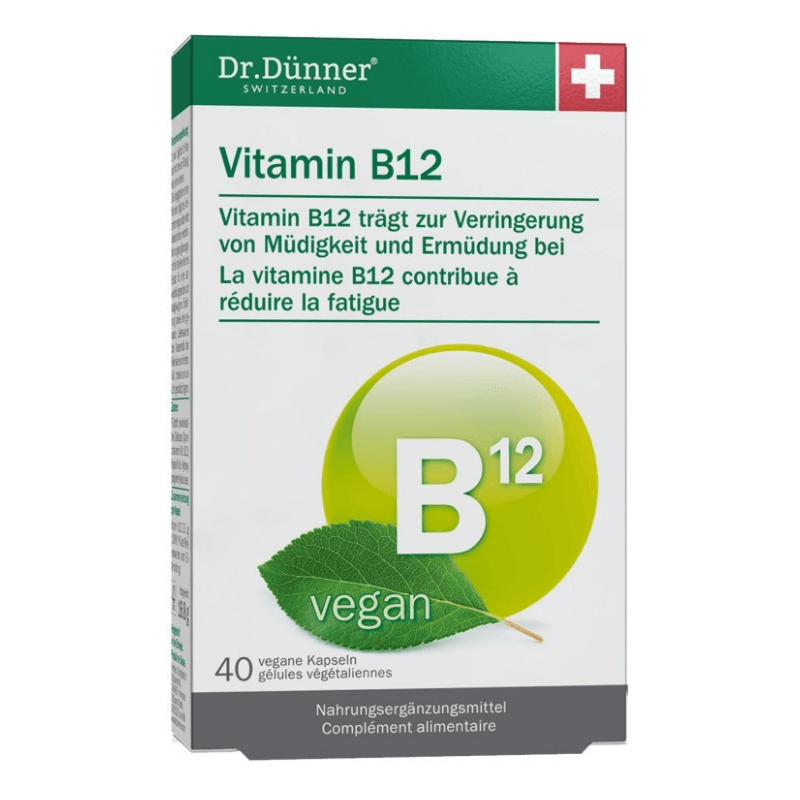Dr. Dünner capsules végétaliennes de vitamine B12 (40 pièces)