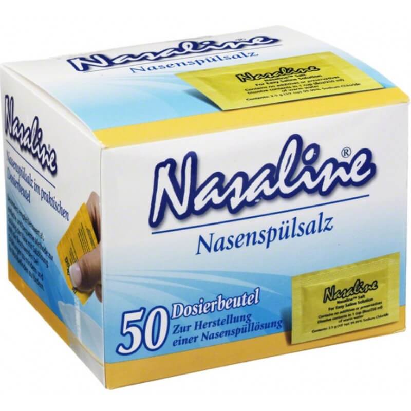 Nasaline Nasal Rinsing Salt Dosing Bags (50 pieces)