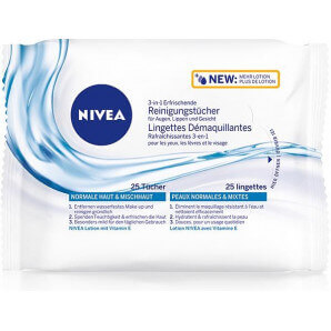 Nivea - Erfrischende Reinigungstücher (25 Stk)