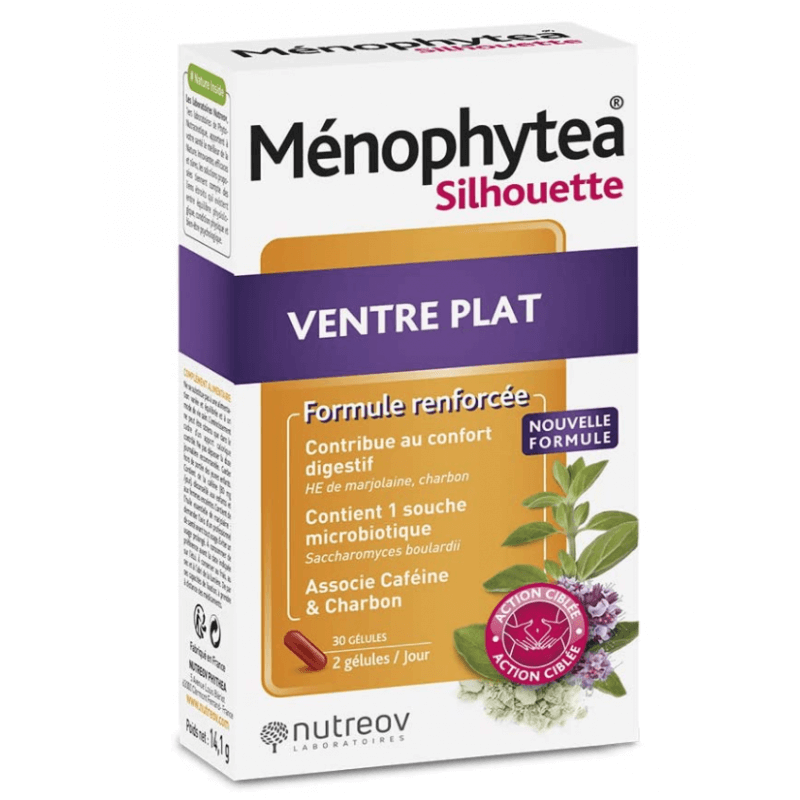 Menophytea Silhouette Ventre Plat Capsules (30 pieces)