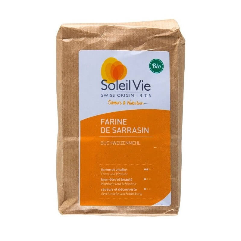 Soleil Vie Organic Buckwheat Flour Gluten Free (500g)