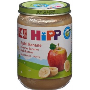 HIPP Apple Banana Glass (190g)
